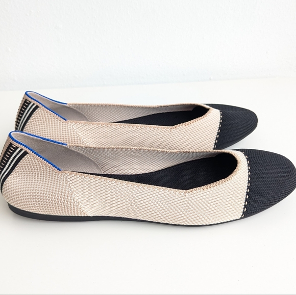 💚 Rothys The Square Tuxedo woman's flat shoes - Picture 14 of 14